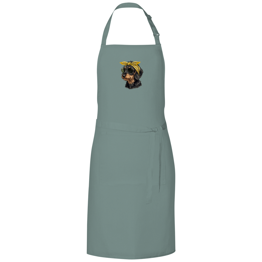 Grillschürze im Weenie Chic - für Dackel Fans