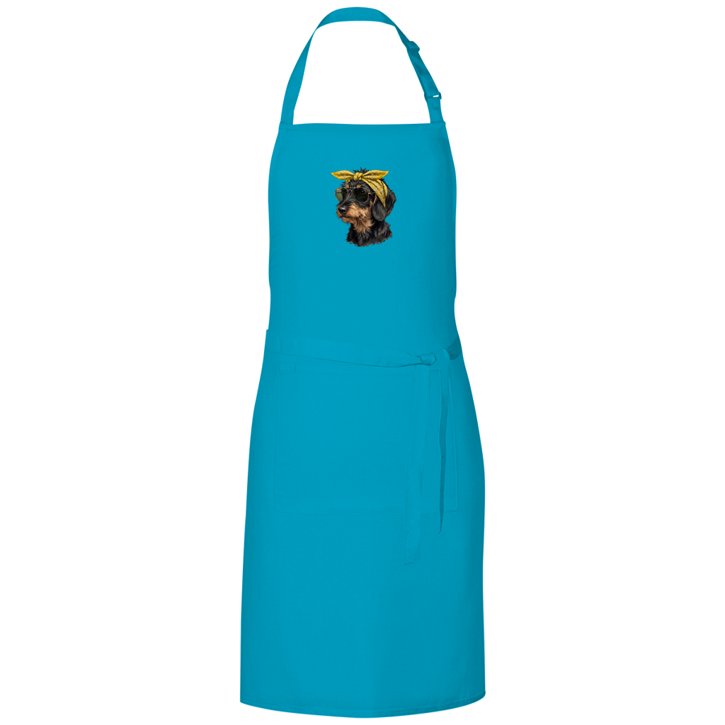 Grillschürze im Weenie Chic - für Dackel Fans