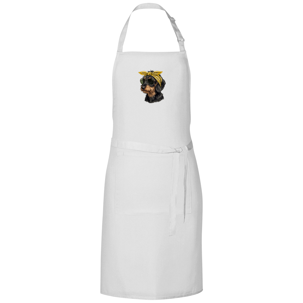 Grillschürze im Weenie Chic - für Dackel Fans
