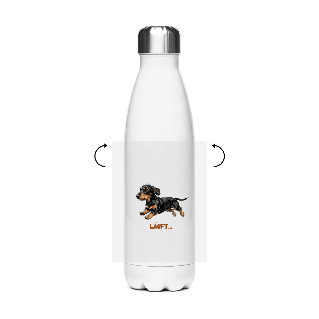 Dackel Thermoflasche | Läuft | GLAM ART