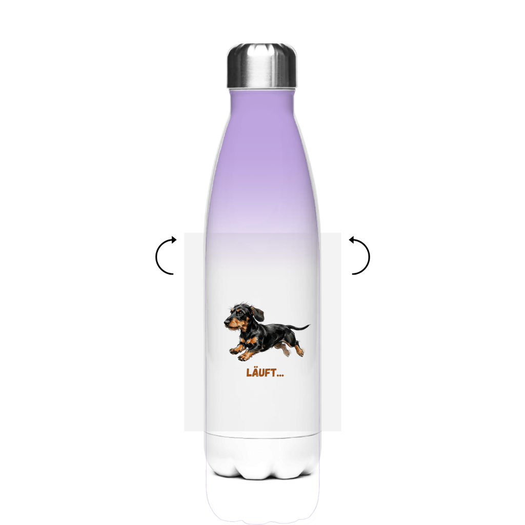 Dackel Thermoflasche | Läuft | GLAM ART