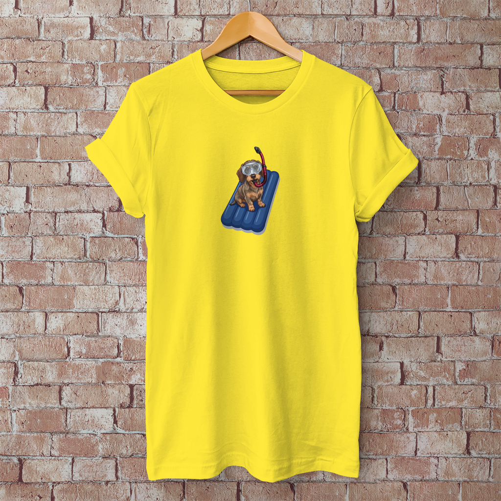 Titel: Dackel High Summer T-Shirt 2er Partnerlook Bundle – gleiche Farbe für Sie & Ihn