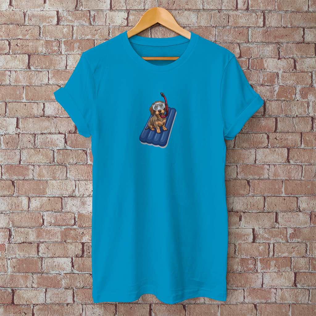 Titel: Dackel High Summer T-Shirt 2er Partnerlook Bundle – gleiche Farbe für Sie & Ihn