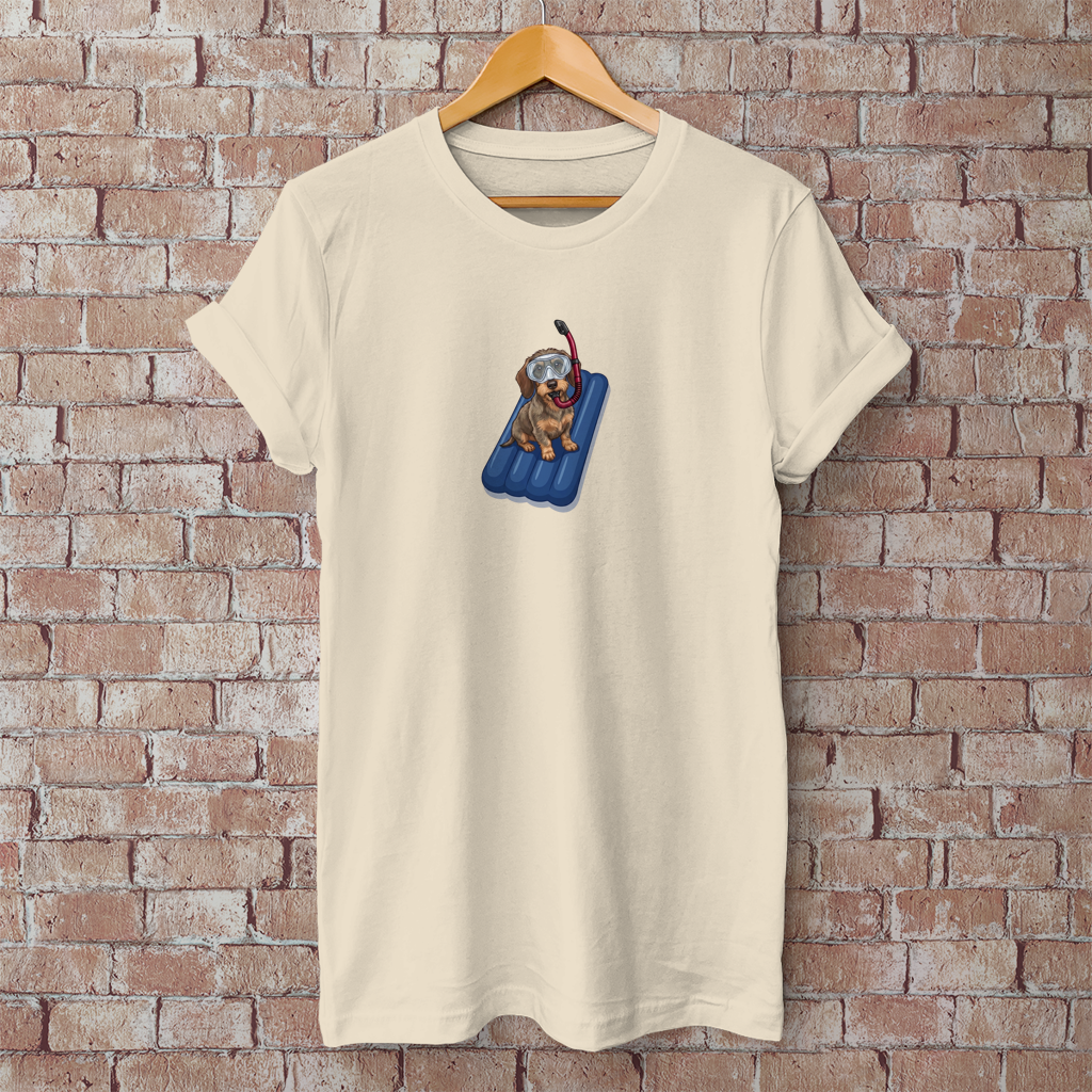 Titel: Dackel High Summer T-Shirt 2er Partnerlook Bundle – gleiche Farbe für Sie & Ihn