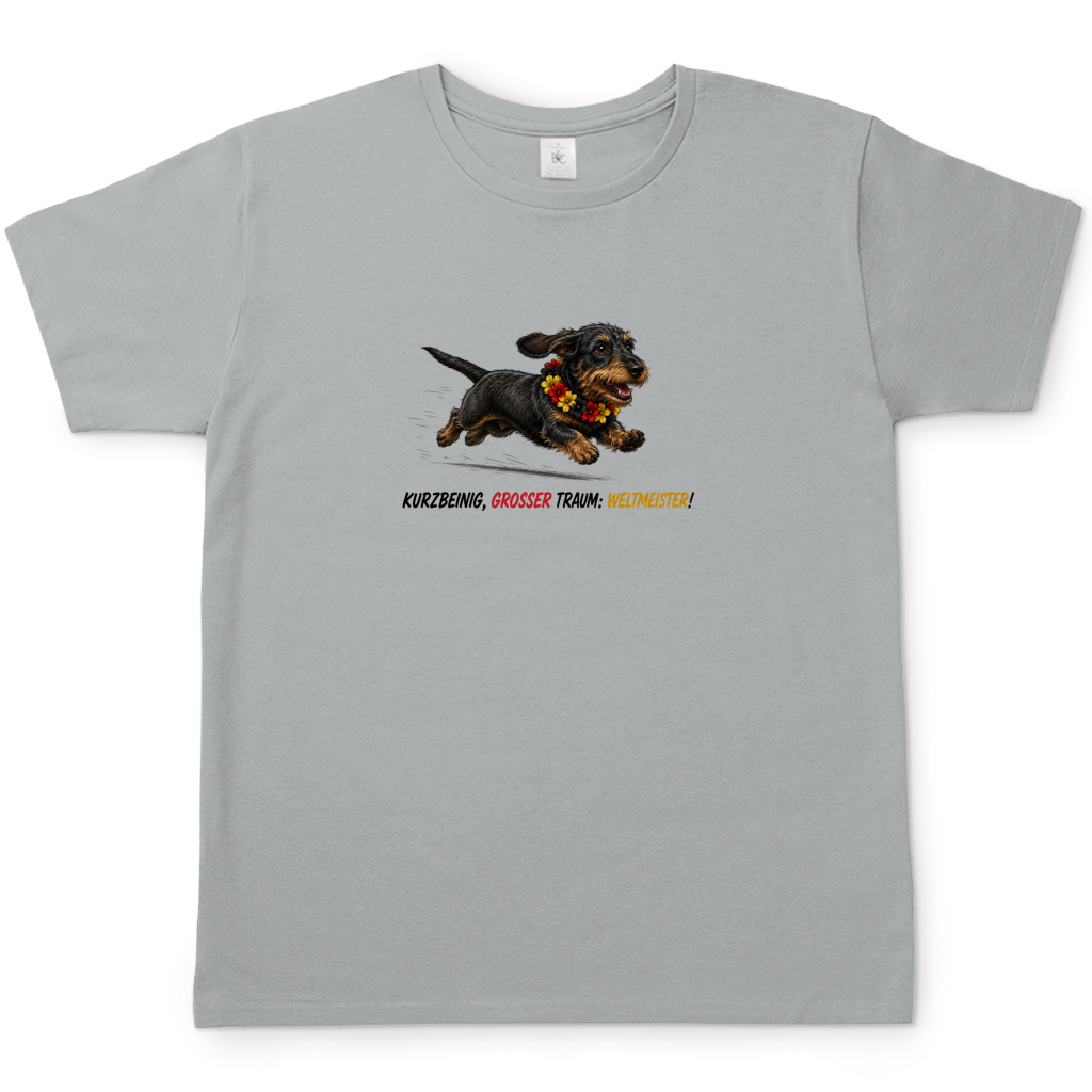 Unisex T-Shirt – Rauhaar Dackel WM 2026 🐾⚽ (Limited Edition)