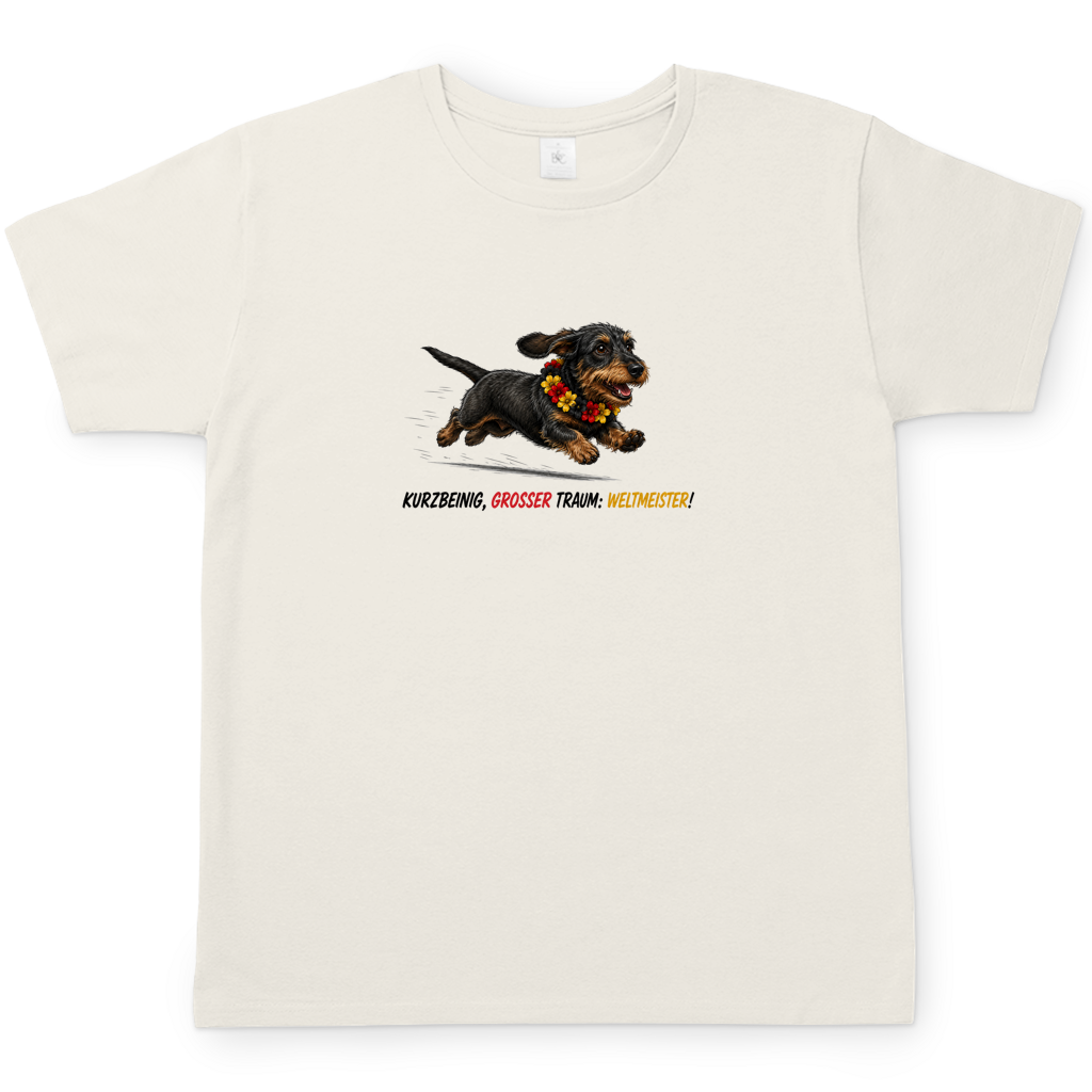 Unisex T-Shirt – Rauhaar Dackel WM 2026 🐾⚽ (Limited Edition)