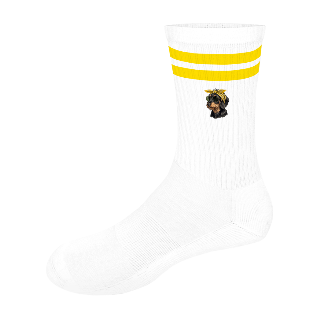 Socken mit Streifen Weenie Chic – Dackel Edition