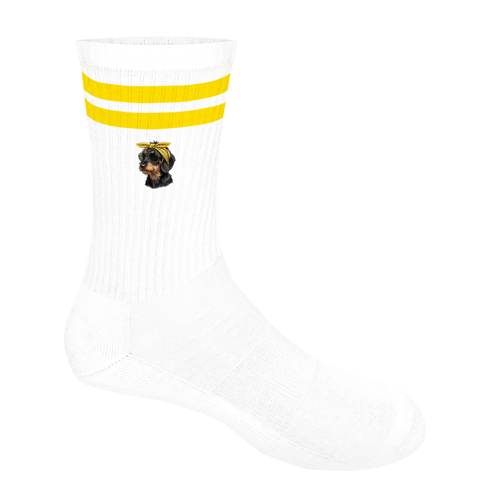 Socken mit Streifen Weenie Chic – Dackel Edition