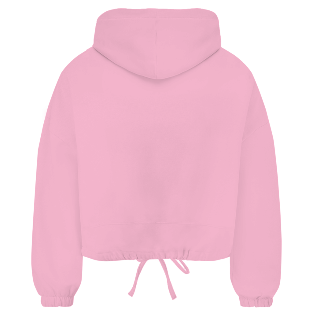Damen Cropped Oversize Hoodie Weenie Chic – Dackel Edition