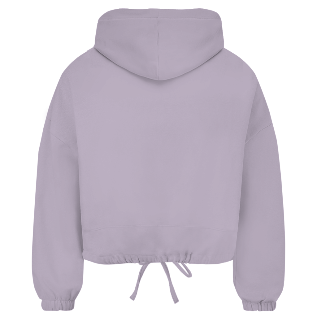 Damen Cropped Oversize Hoodie Weenie Chic – Dackel Edition