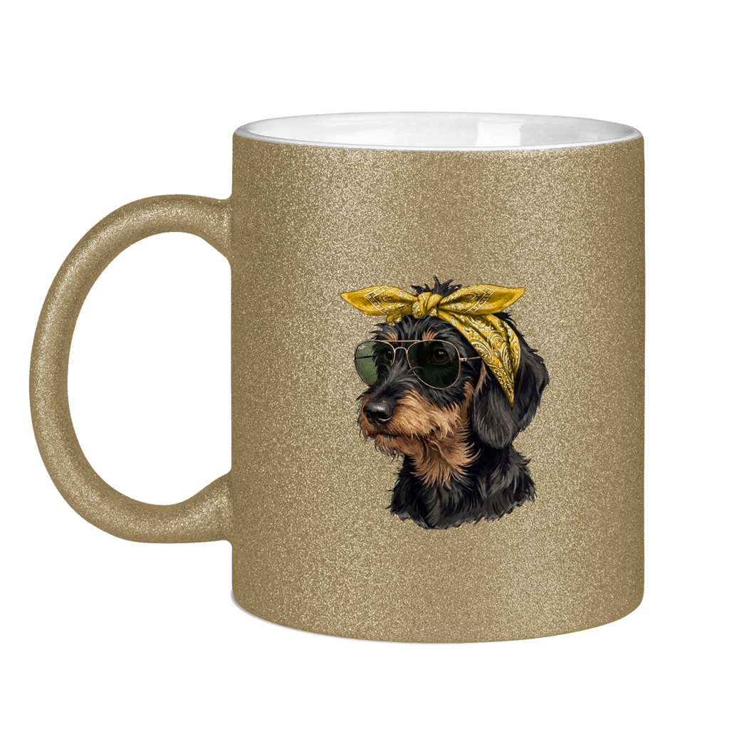Glitzer Mug Weenie Chic | GLAM ART