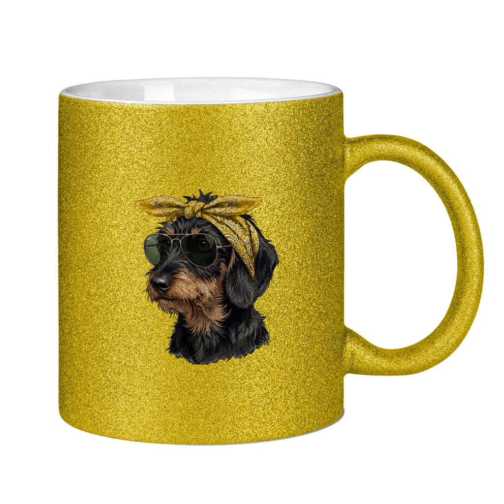 Glitzer Mug Weenie Chic | GLAM ART