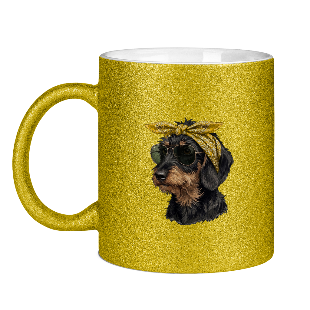 Glitzer Mug Weenie Chic | GLAM ART
