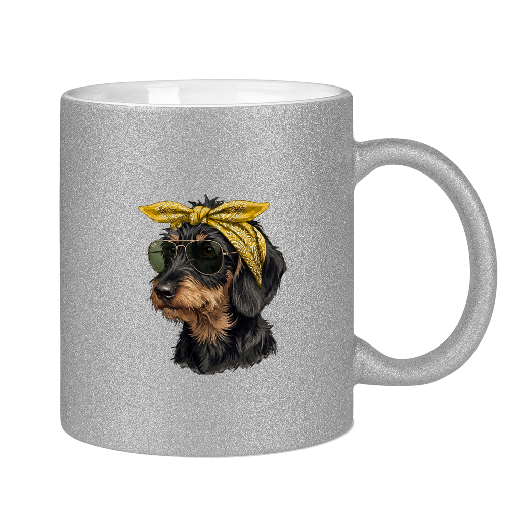 Glitzer Mug Weenie Chic | GLAM ART