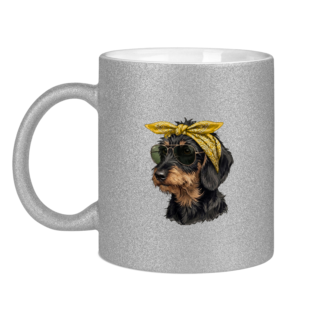 Glitzer Mug Weenie Chic | GLAM ART