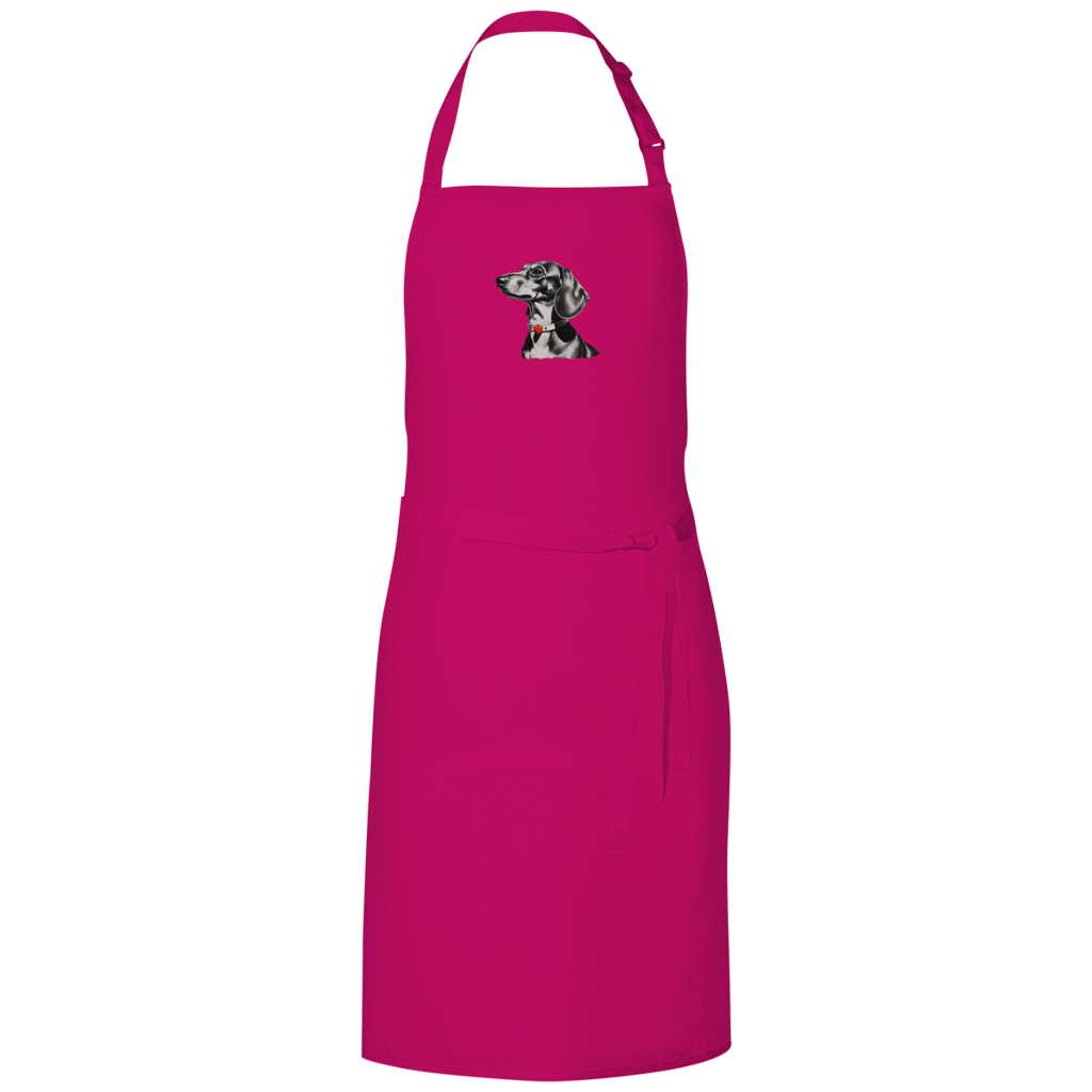 Dackel Grillschürze | Kohlezeichnung | GLAM ART