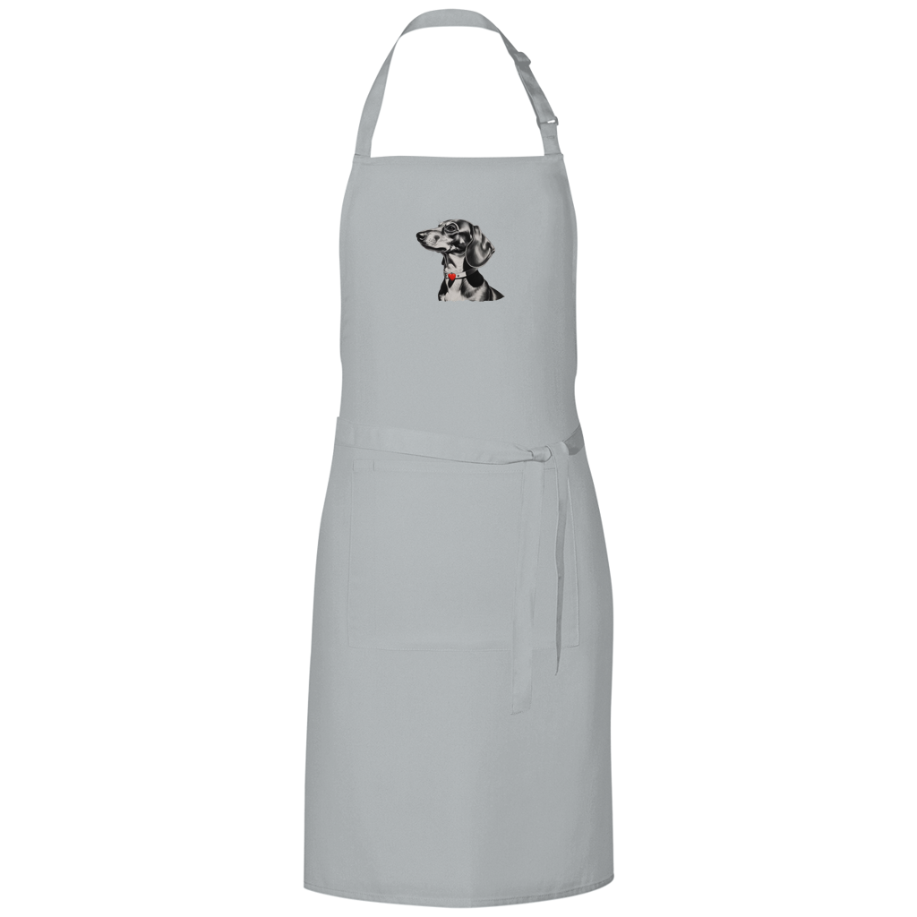 Dackel Grillschürze | Kohlezeichnung | GLAM ART