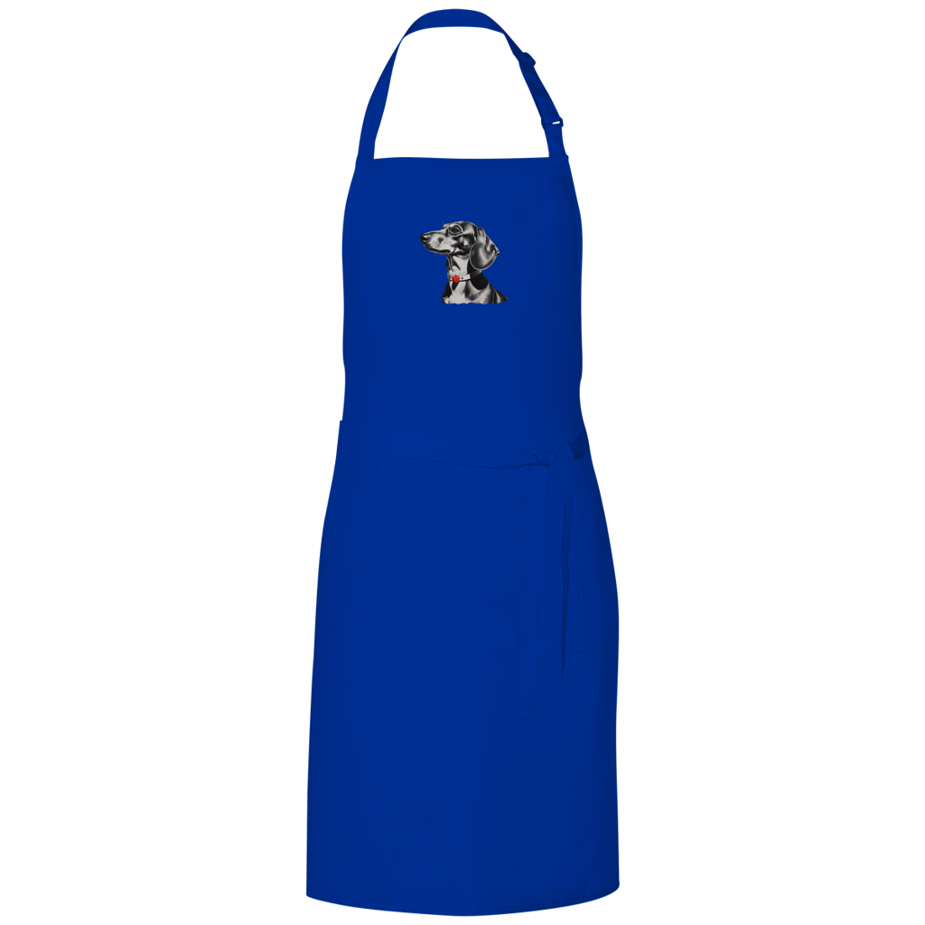 Dackel Grillschürze | Kohlezeichnung | GLAM ART