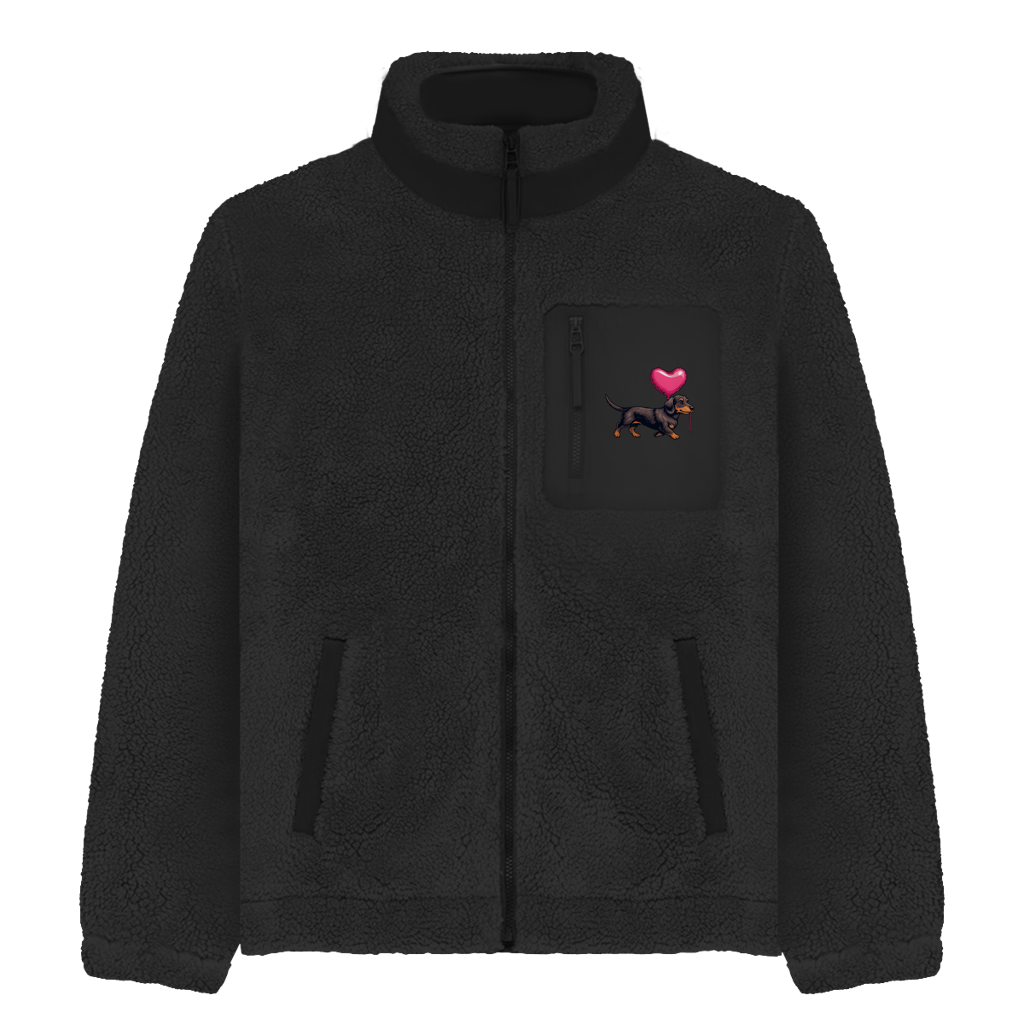 Sherpa Jacket Heart | Herz verloren. Voll verdackelt. | GLAM ART