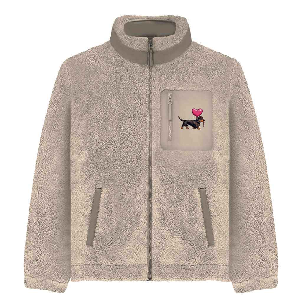 Sherpa Jacket Heart | Herz verloren. Voll verdackelt. | GLAM ART