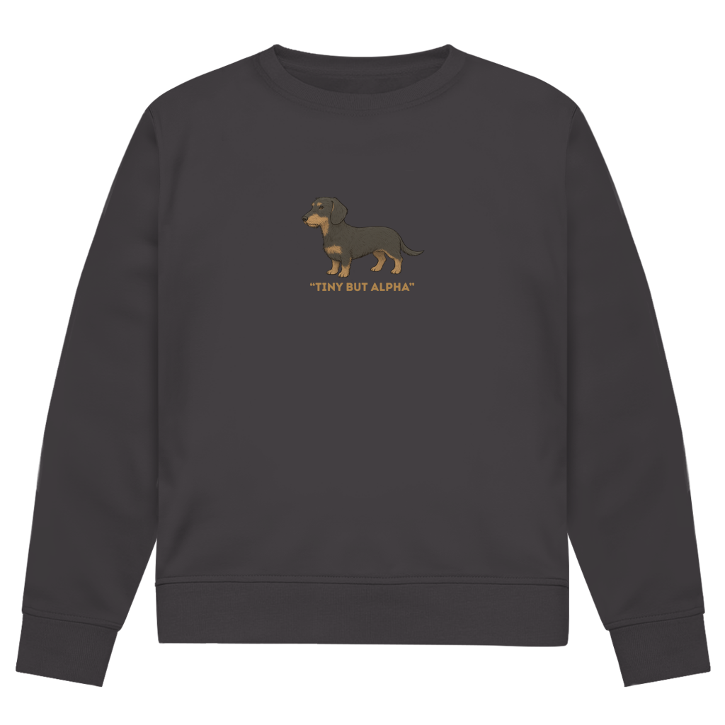 Tiny But Alpha | Unisex Premium Bio Sweatshirt | GLAM ART