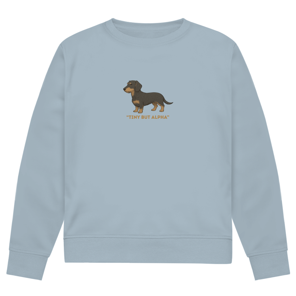 Tiny But Alpha | Unisex Premium Bio Sweatshirt | GLAM ART
