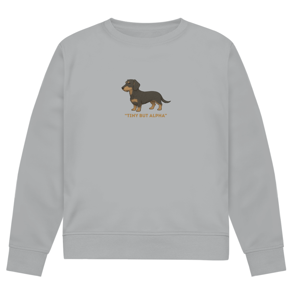 Tiny But Alpha | Unisex Premium Bio Sweatshirt | GLAM ART