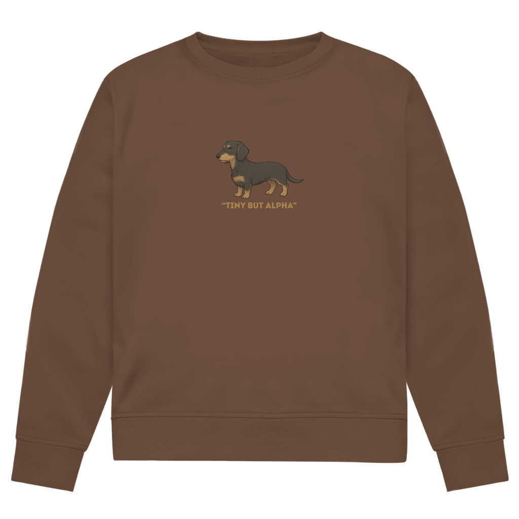 Tiny But Alpha | Unisex Premium Bio Sweatshirt | GLAM ART