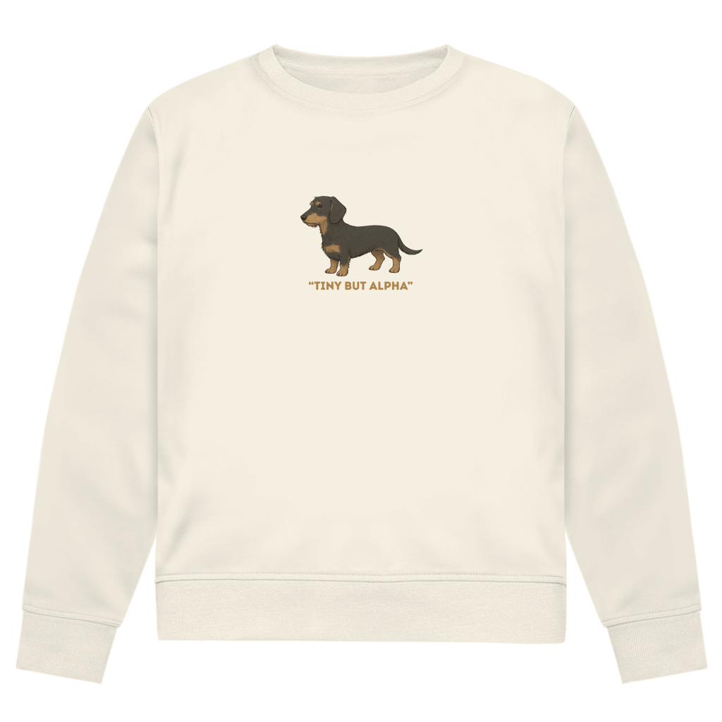 Tiny But Alpha | Unisex Premium Bio Sweatshirt | GLAM ART