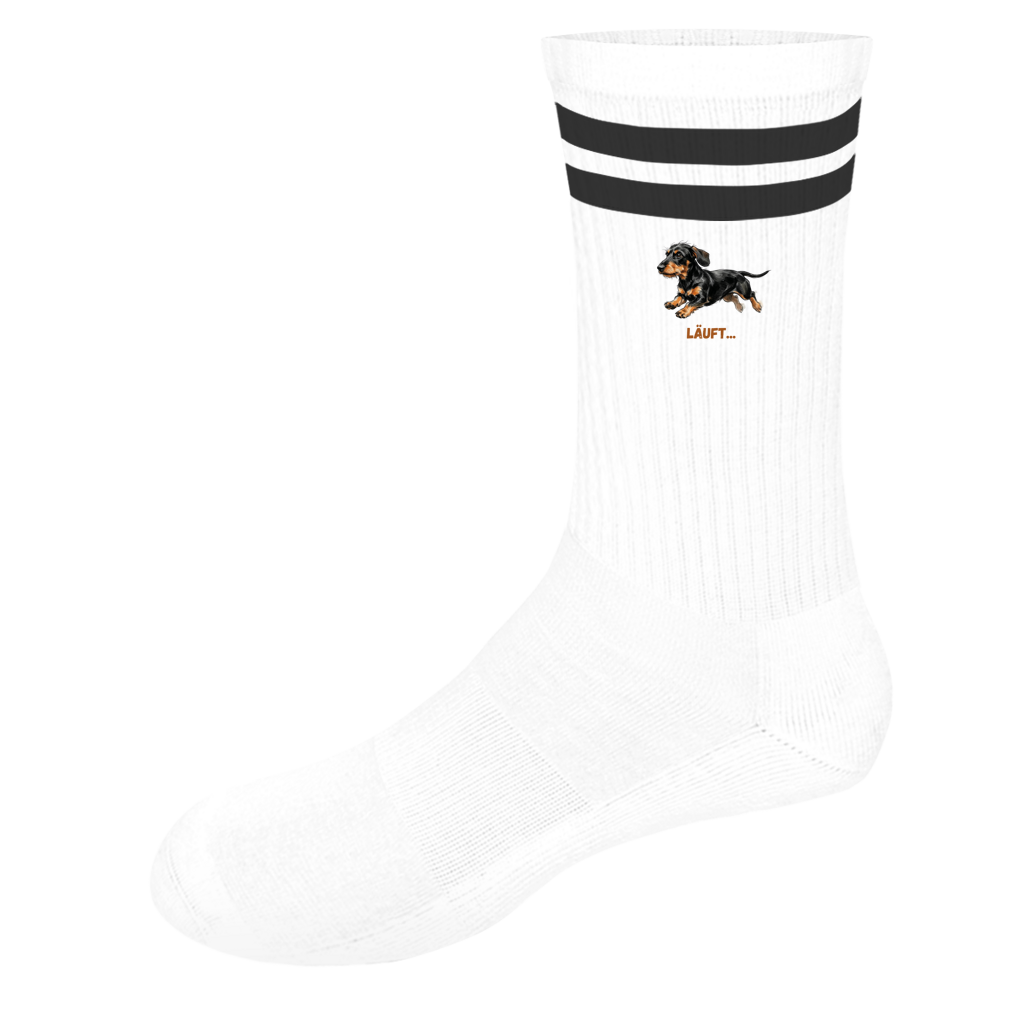 Socken mit Streifen Läuft