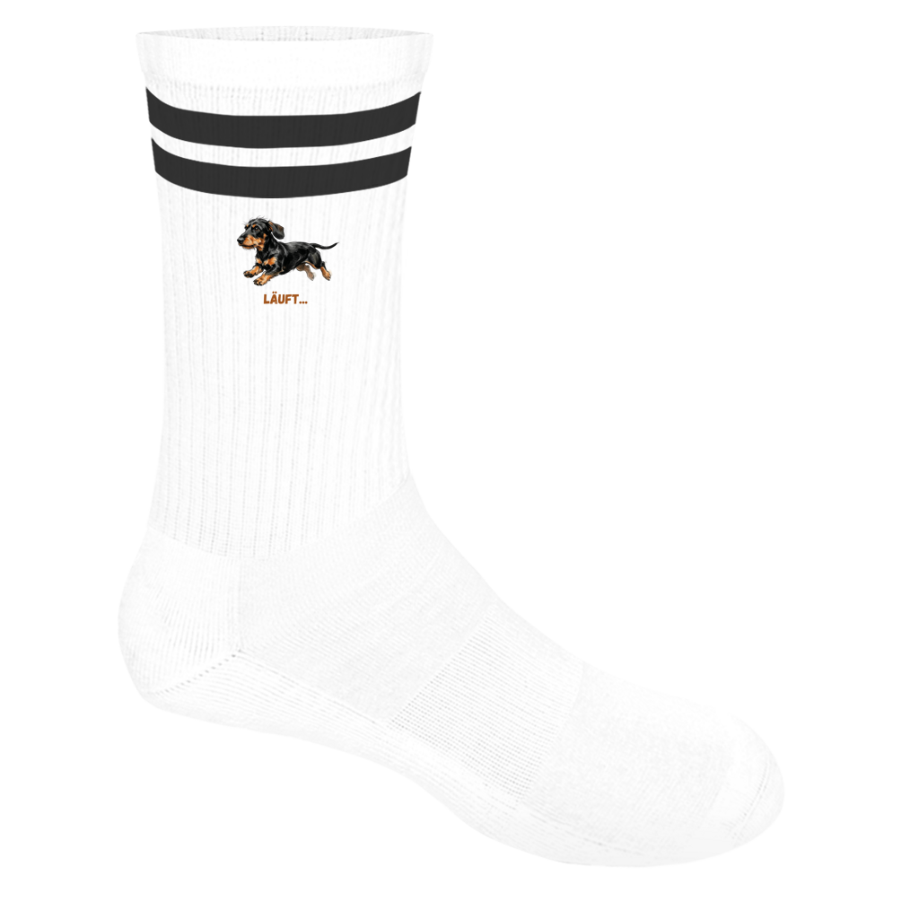 Socken mit Streifen Läuft