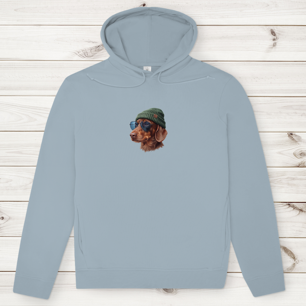 Unisex Premium Bio Hoodie Weenie Beanie Glatthaar