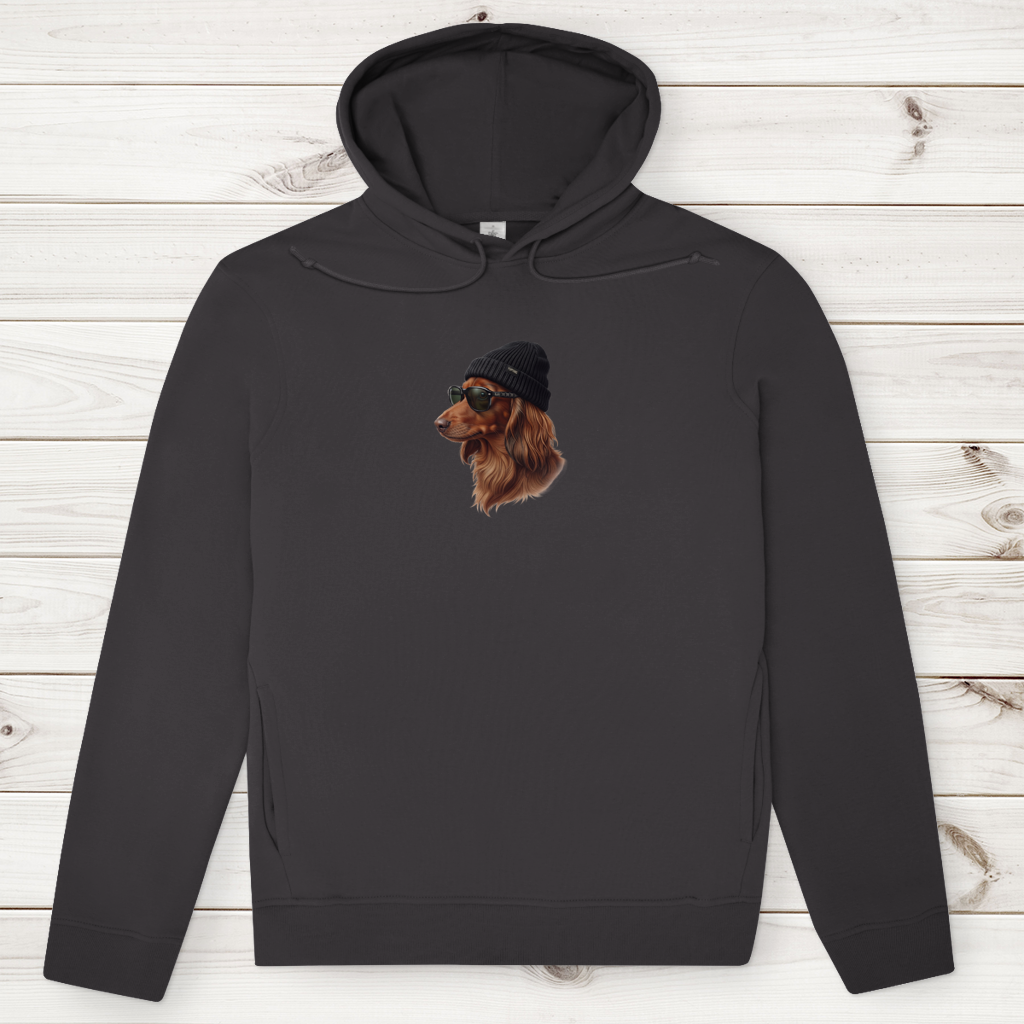 Unisex Premium Bio Hoodie Weenei Langhhar Beanie