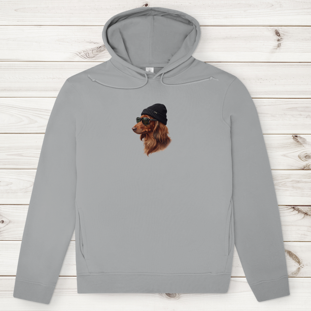 Unisex Premium Bio Hoodie Weenei Langhhar Beanie