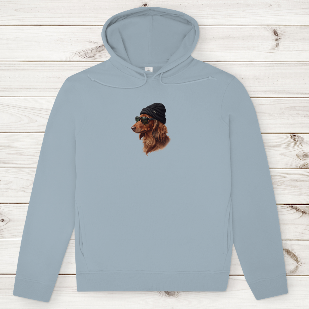Unisex Premium Bio Hoodie Weenei Langhhar Beanie