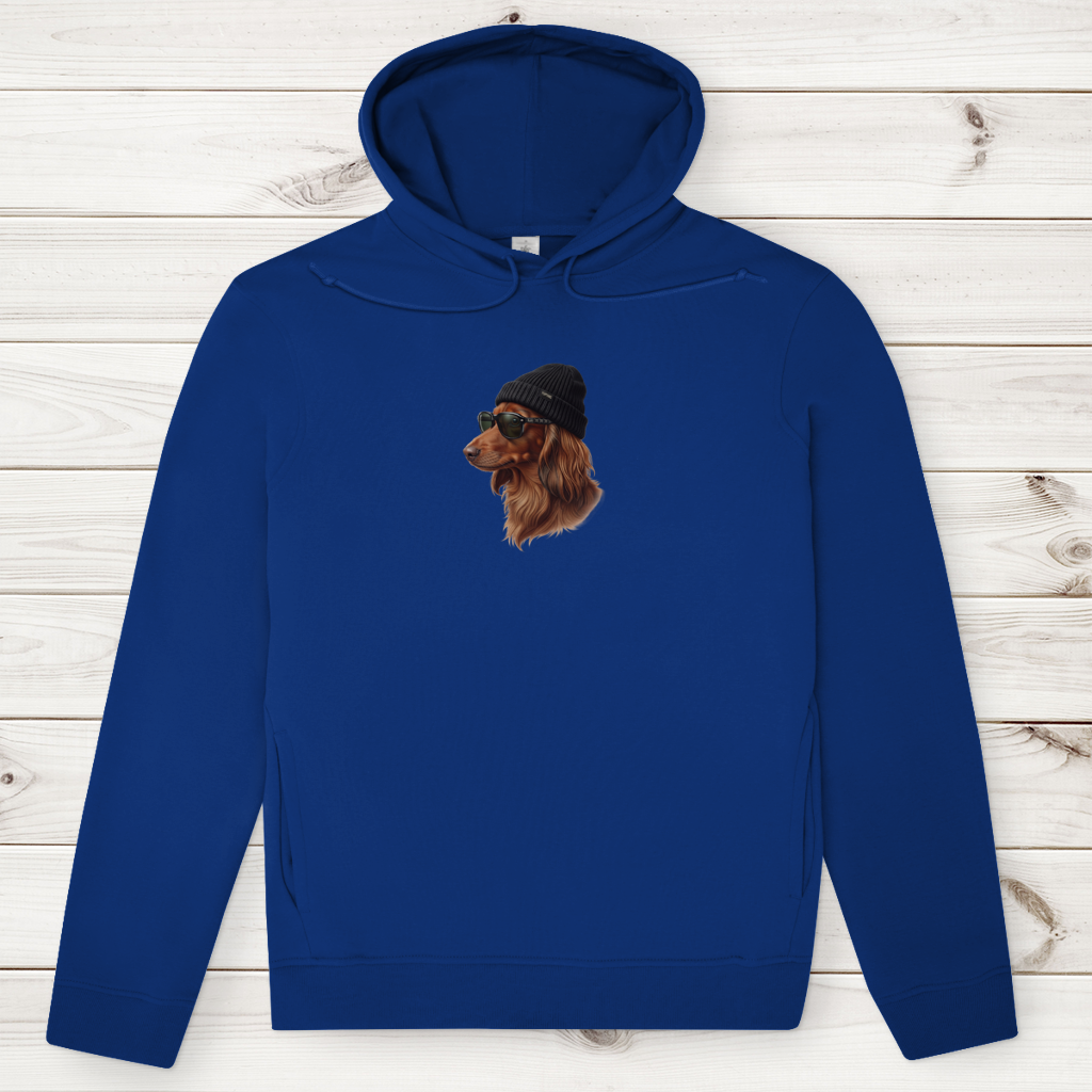 Unisex Premium Bio Hoodie Weenei Langhhar Beanie