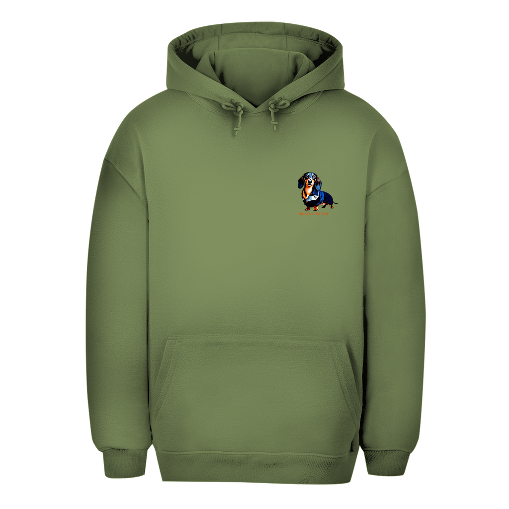 Oversize Hoodie Dachshund Motif Hugo's Sportline for Men