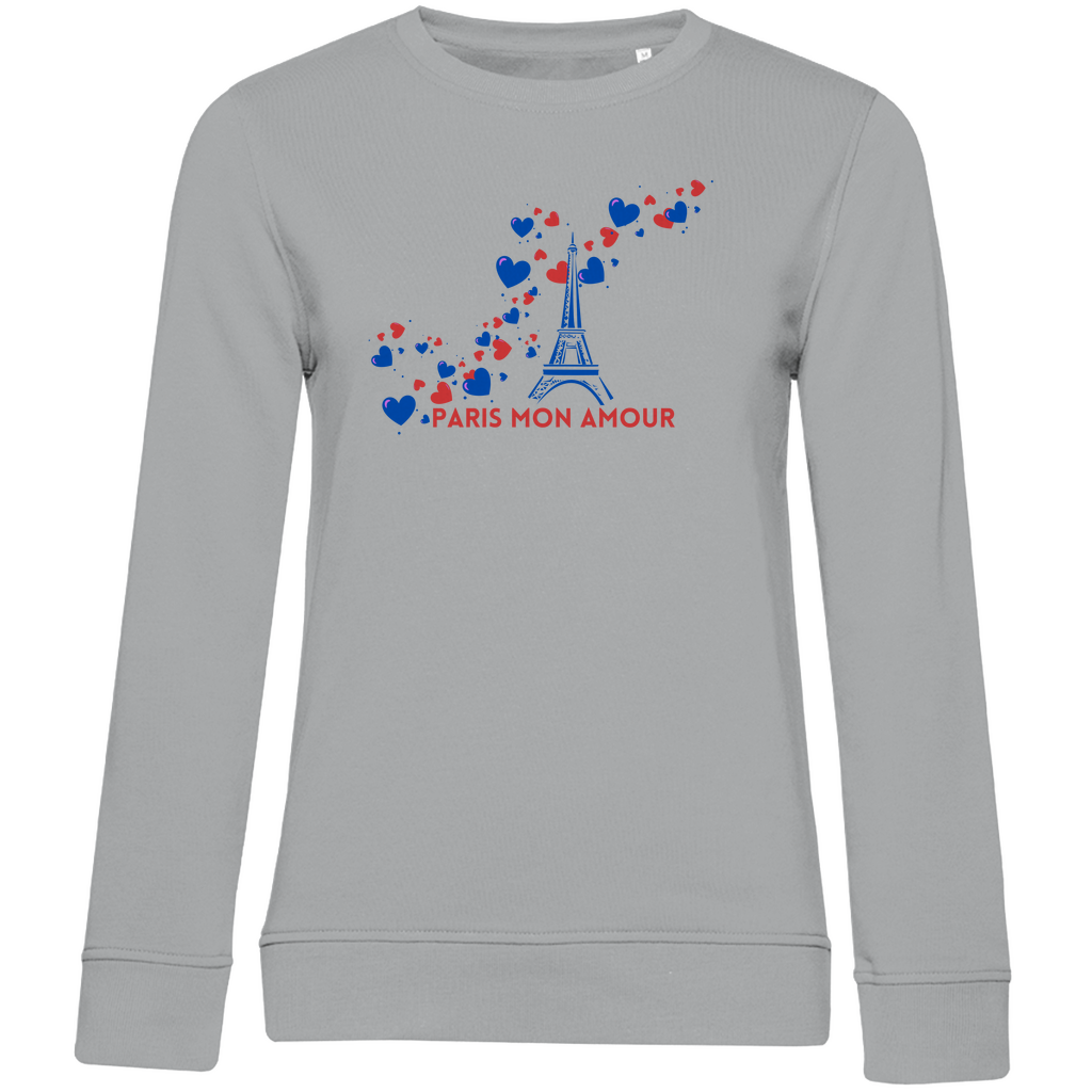 Sudadera de mujer de moda con estampado "paris mon amour" 