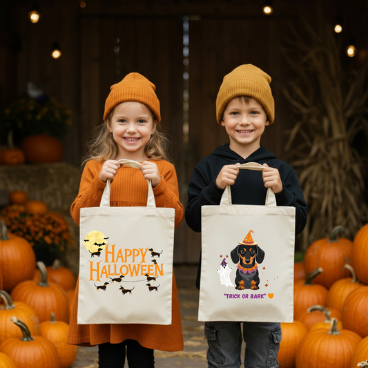 Tote Bag mit Happy Halloween Motiv