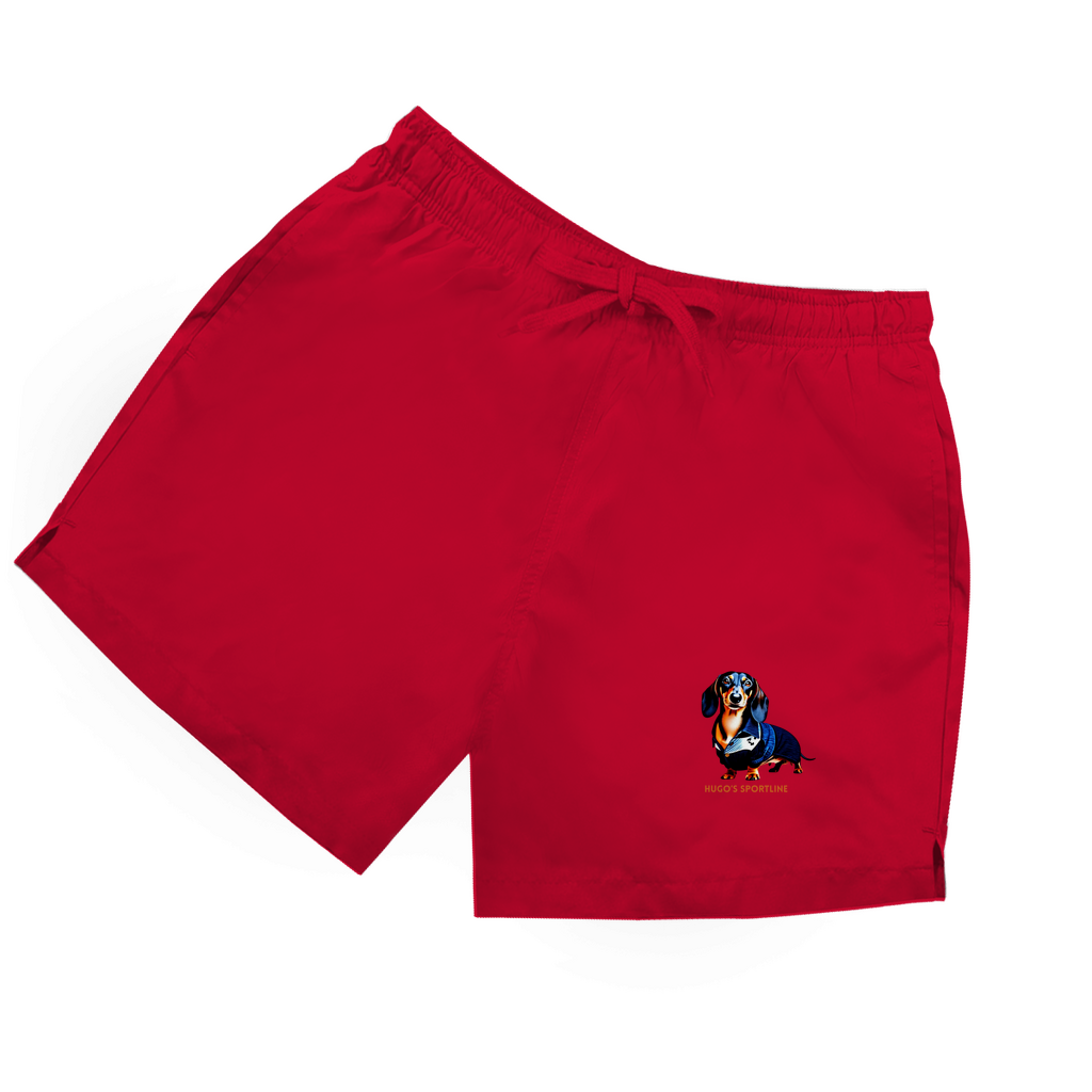 Männer Badehose mit Dackel Hugo's Sportline Motiv