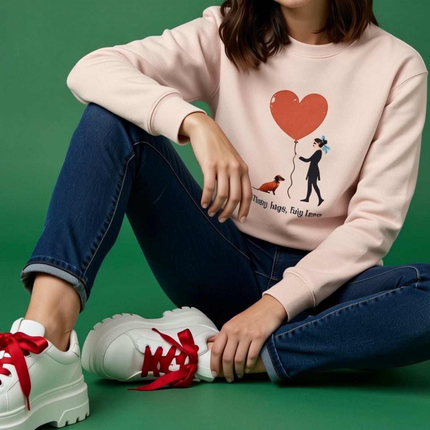 Dackel Couture Sweatshirt Damen – Premium Bio-Baumwolle