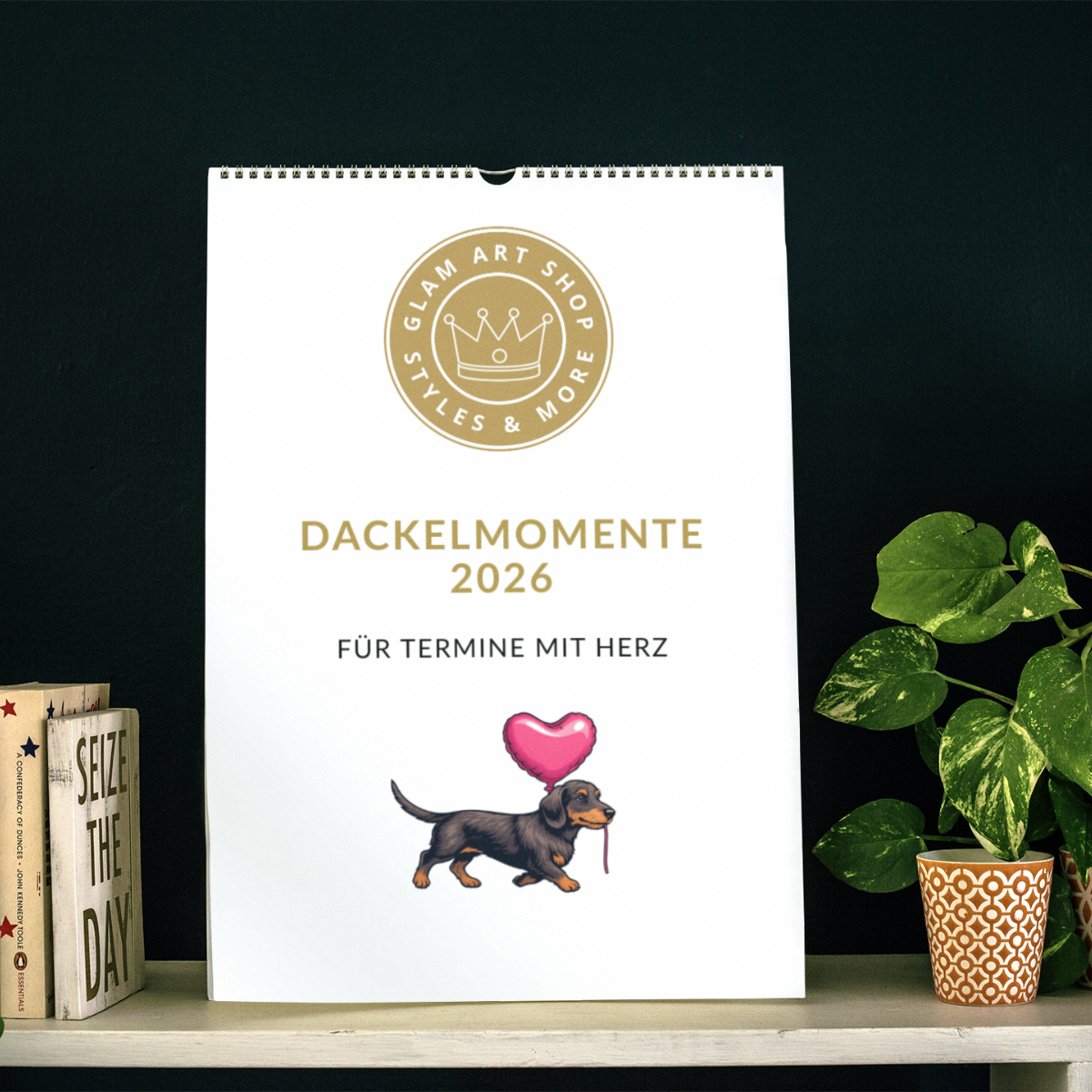 Wandkalender "Dackelmomente"2026 – Geschenkidee für Dackel Liebhaber und Hundefreunde