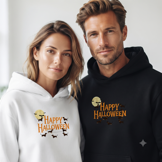 Dackel Halloween Hoodie | Happy Halloween | GLAM ART