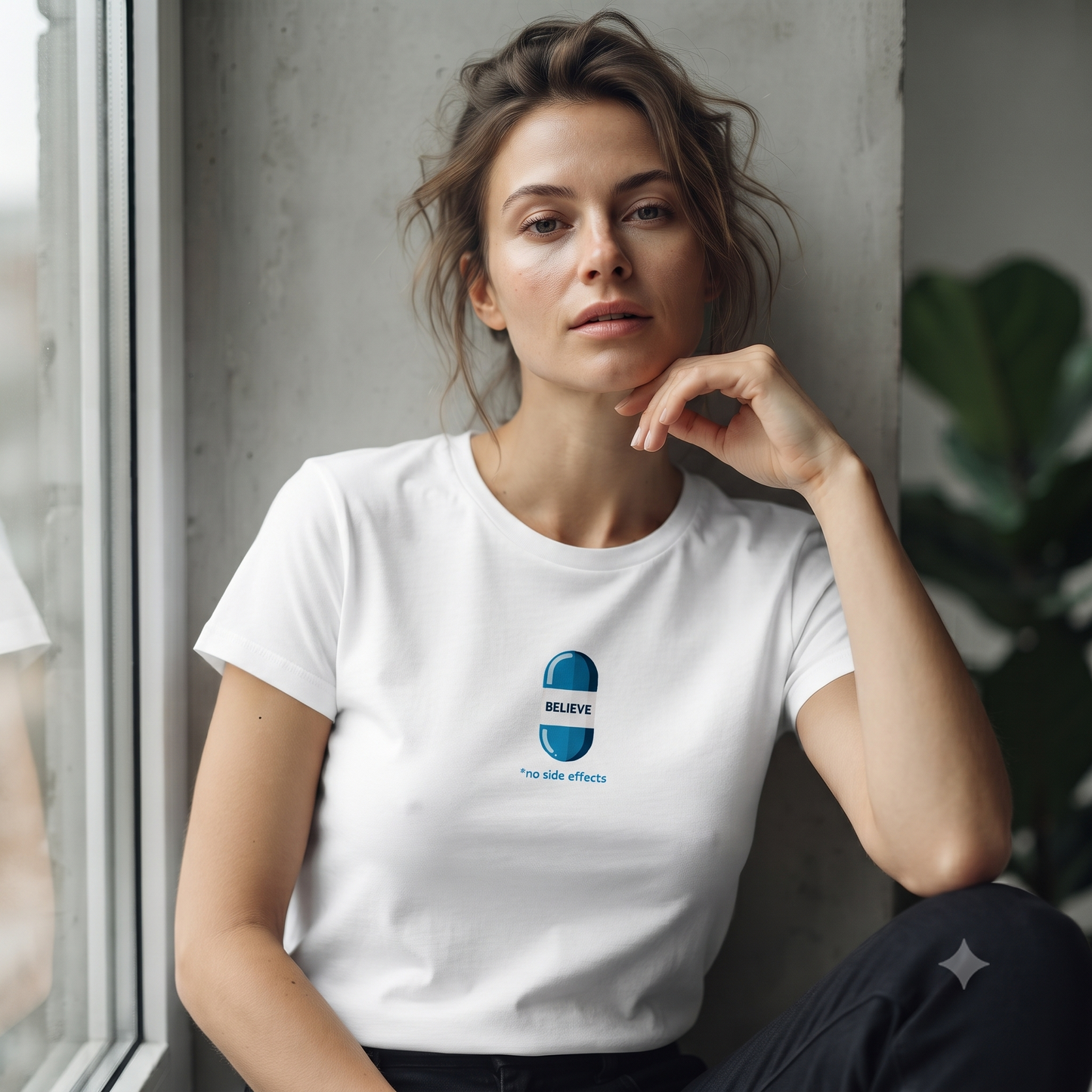 Statement Shirt Damen | Believe | GLAM ART