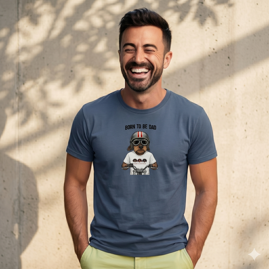 Männer T-Shirt mit Dackel Motiv Born to be Dad