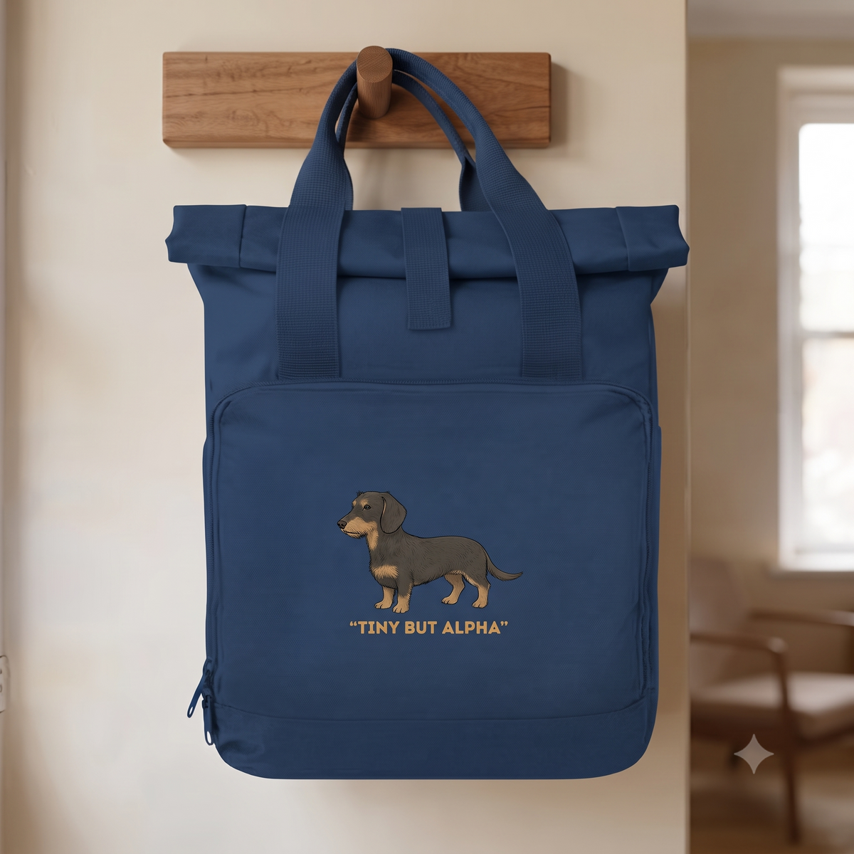Dackel Rucksack | Rauhaar Dackel Print | GLAM ART