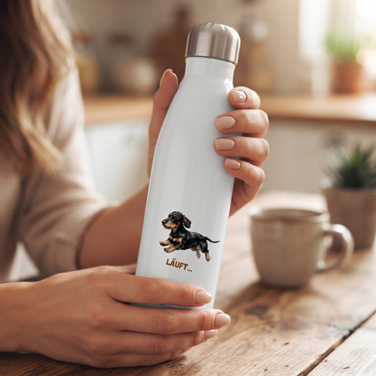 Dackel Thermoflasche | Läuft | GLAM ART