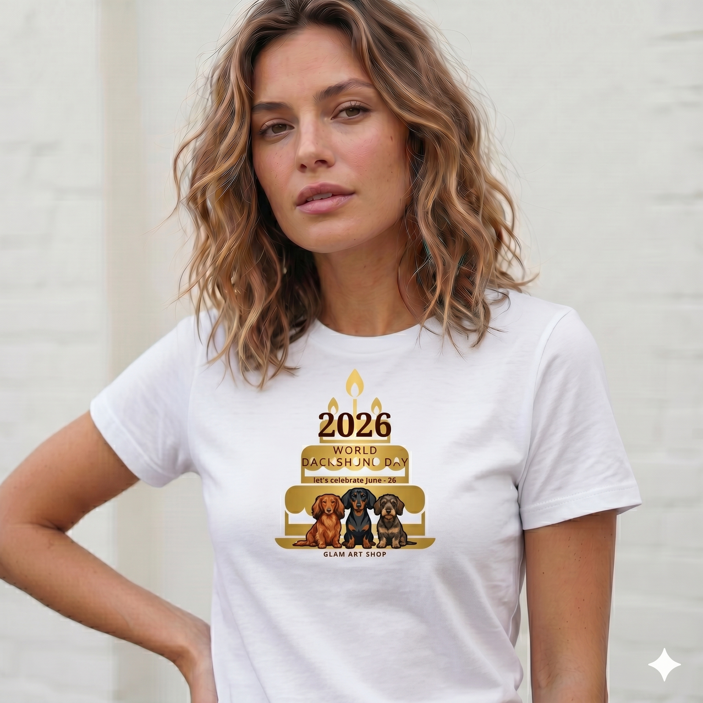 World Dachshund Day 2026 – Unisex T-Shirt | Kurzhaar, Rauhhaar & Langhaar