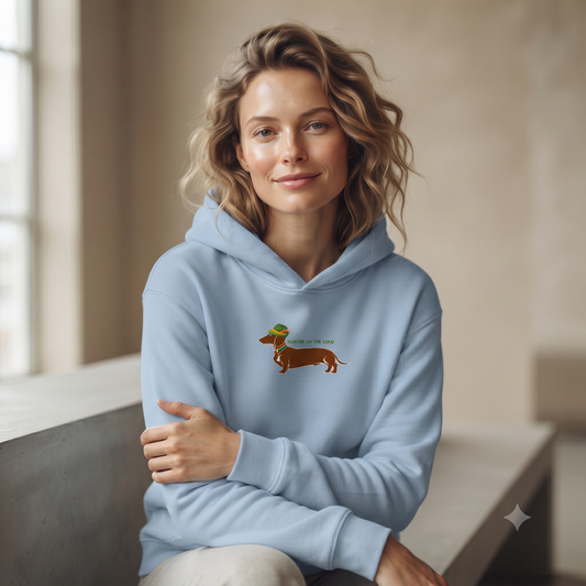 Sudadera con capucha para mujer con estampado de perro pug, elegante / cómoda y única 