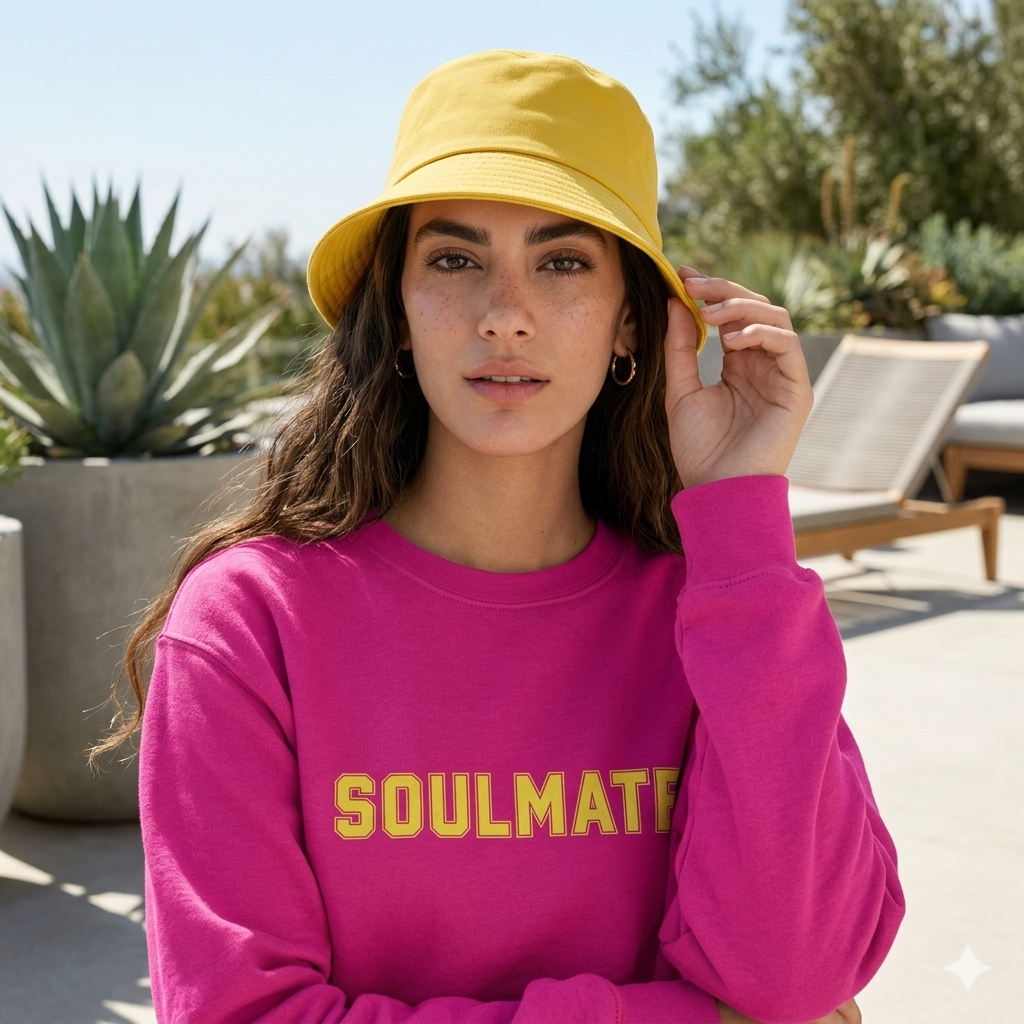 Statement Sweatshirt "Soulmate" – Premium Bio-Qualität für Sie